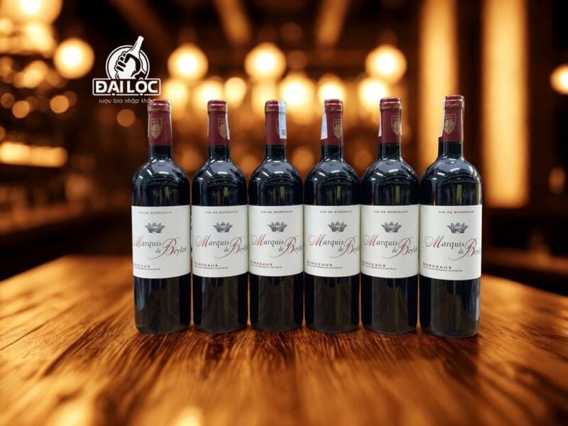 Rượu Vang Đỏ Chateau Marquis De Beylot 2022 14% - Chai 750ml
