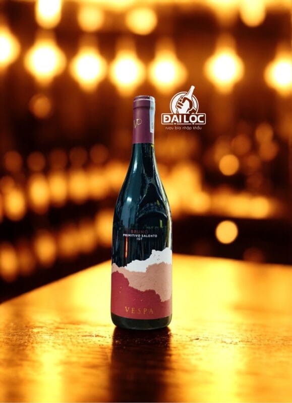 Rượu Vang Salento Vespa Bruno Primitivo 2023 14,5% - Chai 750ml