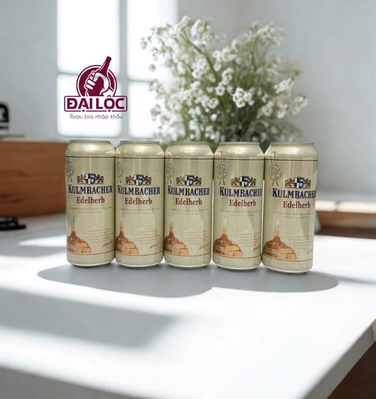 Bia Kulmbacher Edelherb 4.9% Đức – Thùng 24 Lon 500ml Bia Kulmbacher Edelherb 4.9% Đức – Thùng 24 Lon 500ml