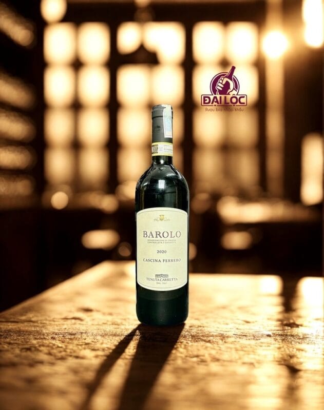 Rượu Vang Ý Barolo Cascina Ferrero 2020 14% - Chai 750ml