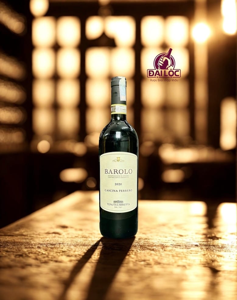 Rượu Vang Ý Barolo Cascina Ferrero 2020 14% - Chai 750ml