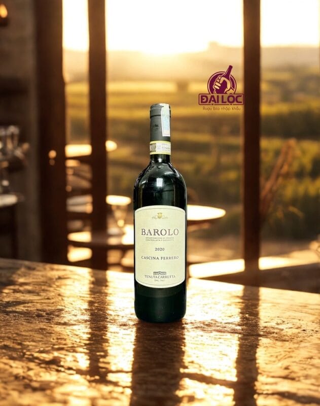 Rượu Vang Ý Barolo Cascina Ferrero 2020 14% - Chai 750ml