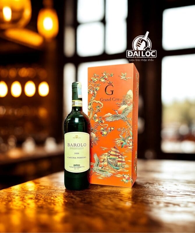 Rượu Vang Ý Barolo Cascina Ferrero 2020 14% - Chai 750ml