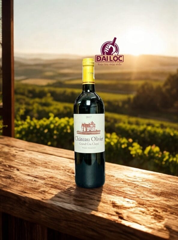Rượu Vang Grand Cru Classe Château Olivier 2017 13,5%