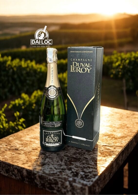Champagne Duval-Leroy Brut Reserve 12% – Đỉnh cao vang sủi từ vùng Épernay, Pháp