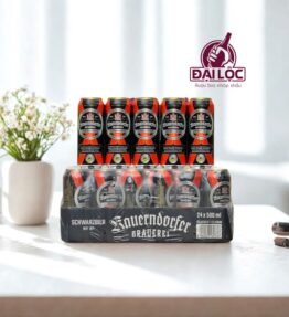 Bia Đen Kauerndorfer Schwarzbier 4,9% – Thùng 24 Lon 500ml