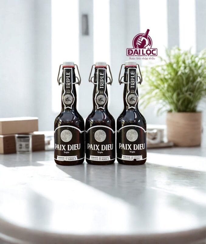 Bia Bỉ Paix Dieu 10% Chai 330ml: Tuyệt Tác "Trăng Rằm" Huyền Bí Bia Bỉ Paix Dieu – Dòng Bia Chỉ Nấu Vào Đêm Trăng Rằm