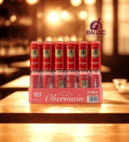 Bia Lúa Mì Obermain Hefeweizen 5,4% – Thùng 24 Lon 500ml
