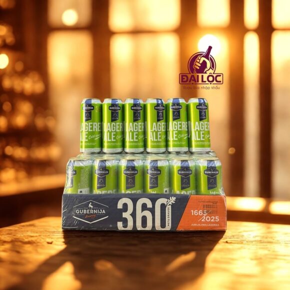 Bia Gubernija Lagered Ale 4,9% – Thùng 24 Lon 500ml