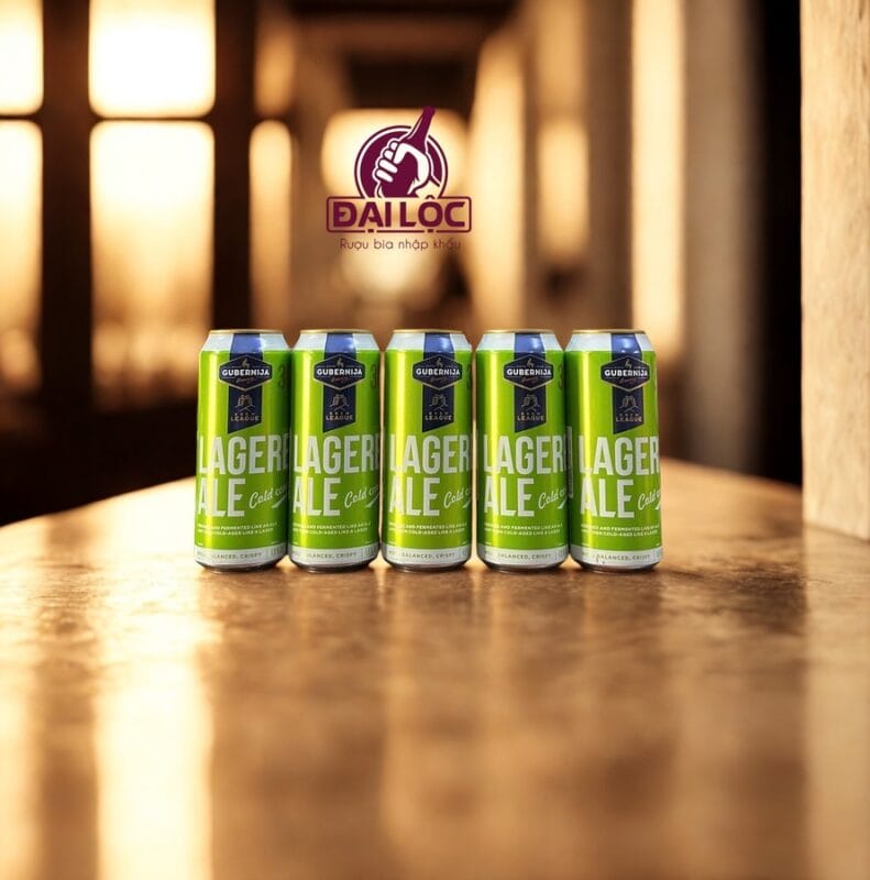 Bia Gubernija Lagered Ale 4,9% – Thùng 24 Lon 500ml