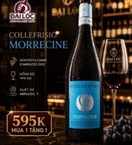 Rượu Vang Ý CF Collefrisio Morrecine 2022 14% - Mua 1 Tặng 1