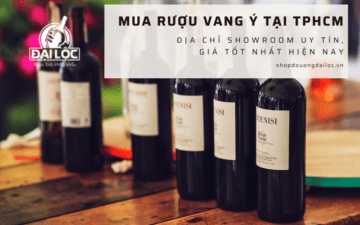 Shop Đồ Uống Đại Lộc mang đến mức giá mua rượu vang Ý tại TPHCM tốt nhất