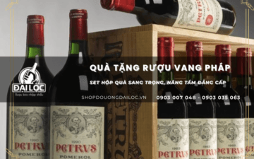 Shop Đồ Uống Đại Lộc cung cấp các set hộp quà rượu vang Pháp nhập khẩu chính hãng