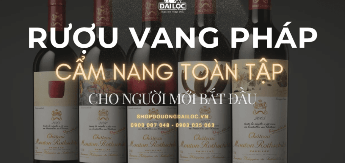 Xem ngay cẩm nang từ A-Z giúp giải mã nhãn chai, vùng trồng và địa chỉ mua rượu vang Pháp uy tín tại Shop Đại Lộc.