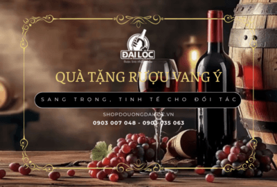 Khám phá top các dòng rượu vang Ý nhập khẩu bán chạy nhất tại Shop Đồ Uống Đại Lộc