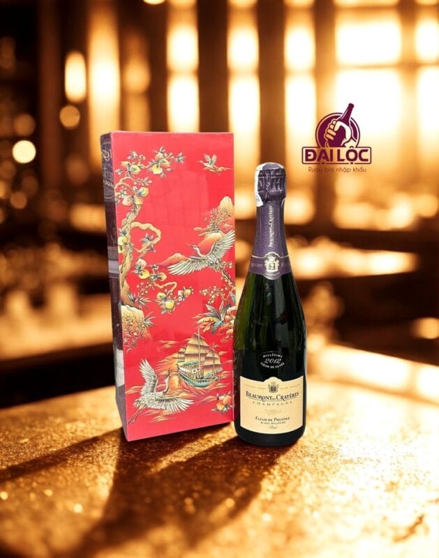 Vang Sủi Champagne Beaumont Des Crayères Fleur De Prestige 2012 12%
