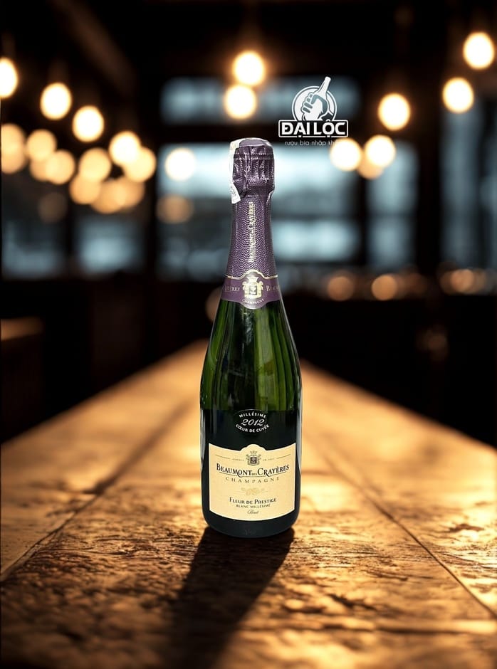 Vang Sủi Champagne Beaumont Des Crayères Fleur De Prestige 2012 12%