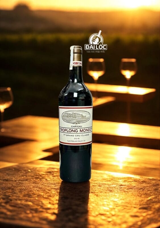 Rượu Vang Pháp Château Troplong Mondot 2016 15,5% Grand Cru Classe