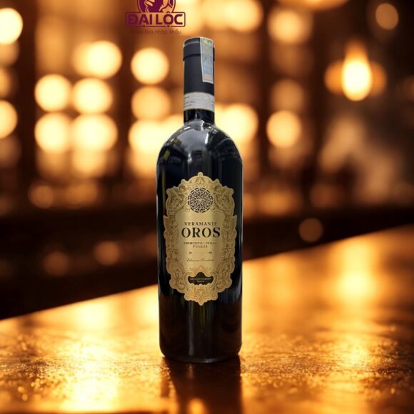 Rượu Vang Ý Oros Nhãn Vàng Veramante 2024 14,5% - Chai 750ml