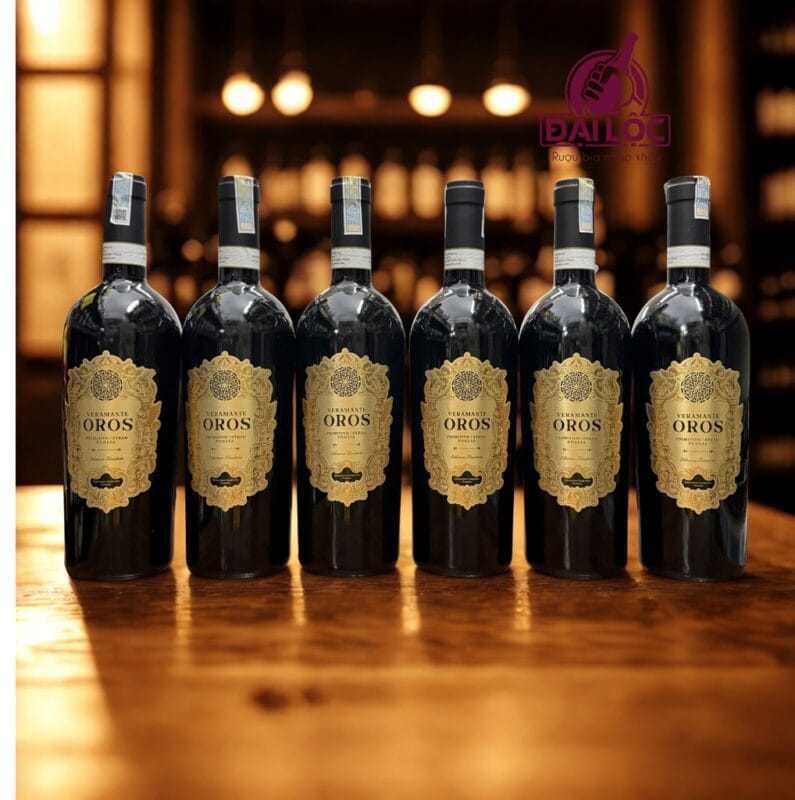 Rượu Vang Ý Oros Nhãn Vàng Veramante 2024 14,5% - Chai 750ml Rượu Vang Ý Oros Nhãn Vàng Veramante 2024 14,5% - Chai 750ml