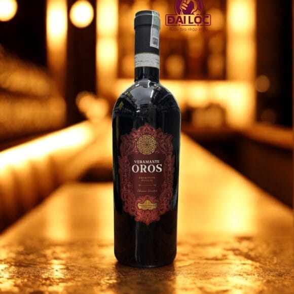 Rượu Vang Oros Veramante Primitivo 2024 (Nhãn Đỏ) 14,5%