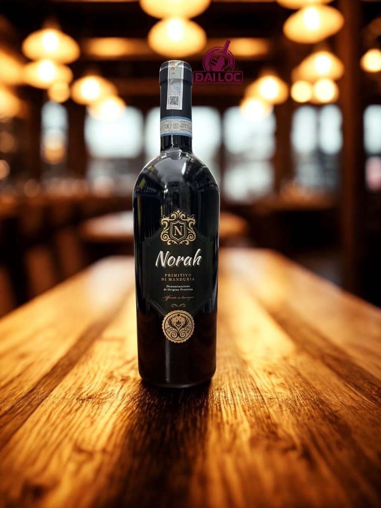 Rượu Vang Ý Norah Primitivo Di Manduria 2021 15% - Chai 750ml