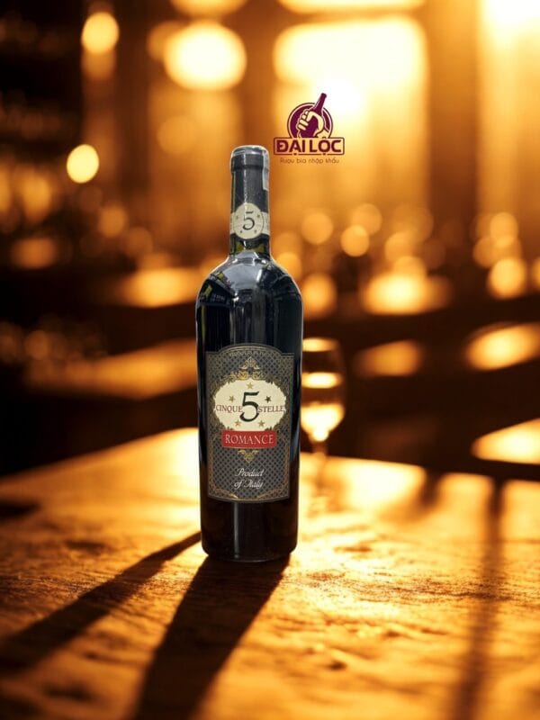 Rượu Vang Ngọt Romance Cinque Stella 10% - Chai 750ml