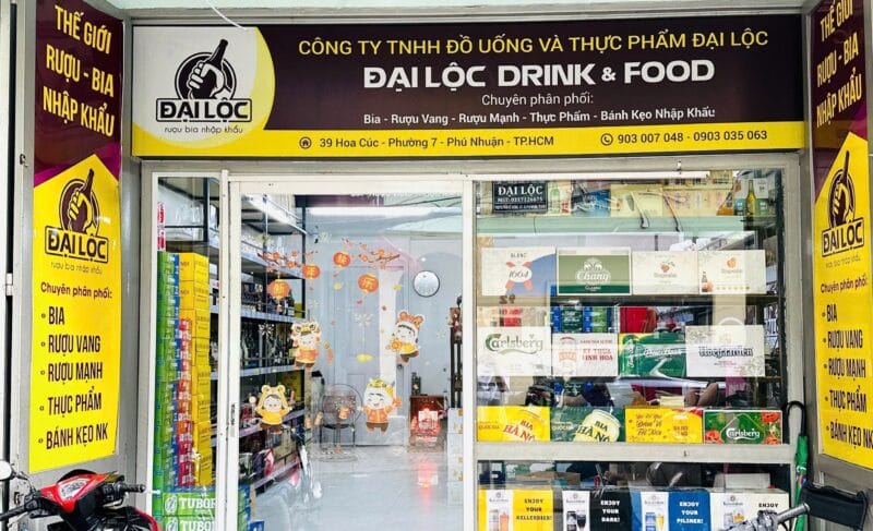 Mua Rượu Vang tại Shop Đồ Uống Nhập Khẩu Đại Lộc 39 Hoa Cúc Phú Nhuận HCM