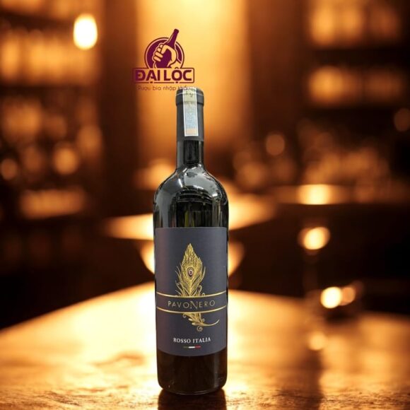 Rượu Vang Ý PavoNero Rosso 13,5% - Chai 750ml
