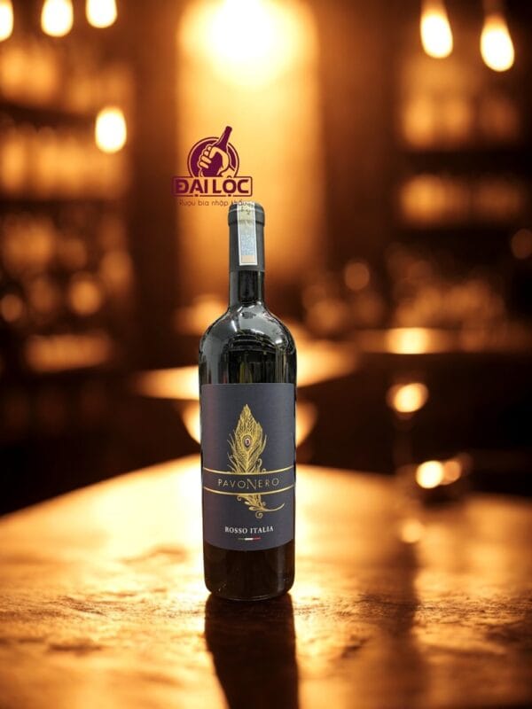 Rượu Vang Ý PavoNero Rosso 13,5% - Chai 750ml