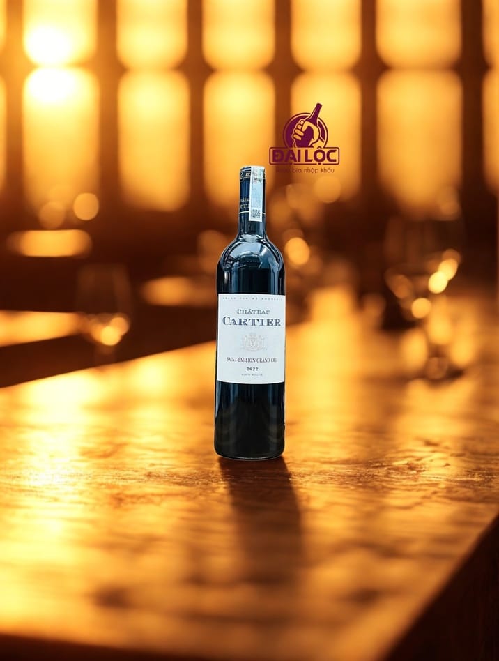 Rượu Vang Pháp Château Cartier Saint-Émilion Grand Cru 14,5% 2022