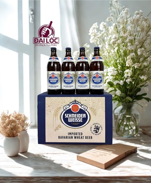 Bia Schneider Hefeweissbier Naturtrüb 4.9% Đức
