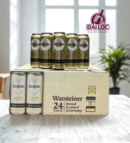 Bia Warsteiner Premium Beer 4,8% - Thùng 24 Lon 500ml