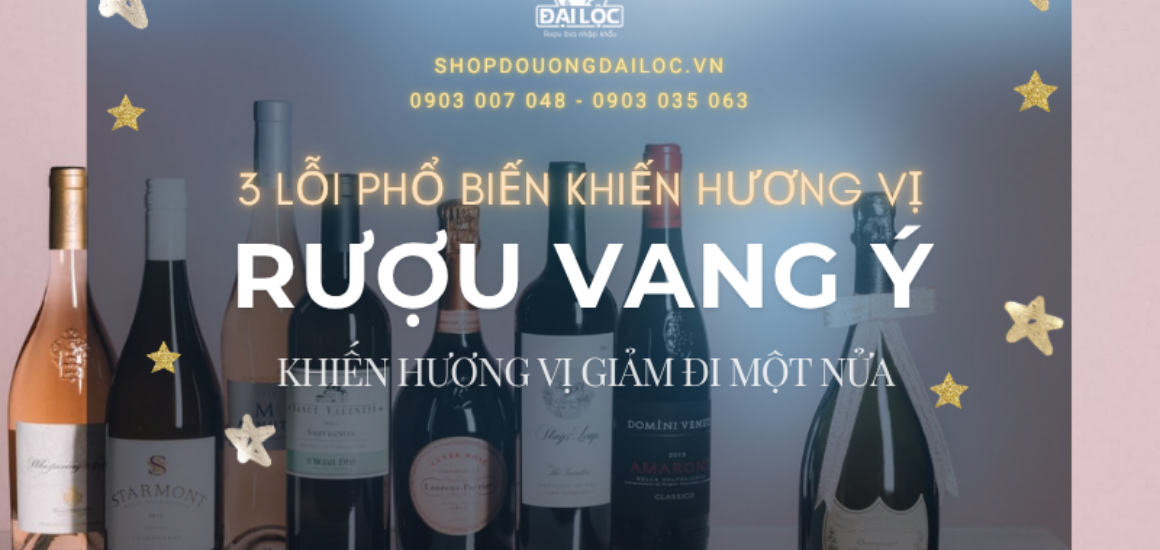 Khám phá 3 sai lầm phổ biến khi làm lạnh rượu vang Ý khiến rượu mất hương vị chuẩn.