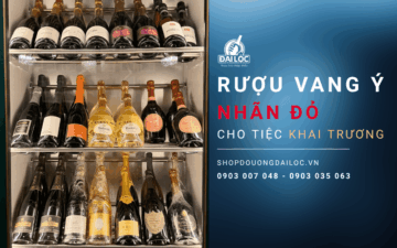 Giải mã ý nghĩa phong thủy và ngoại giao của các dòng rượu vang Ý nhãn đỏ trong tiệc khai trương.