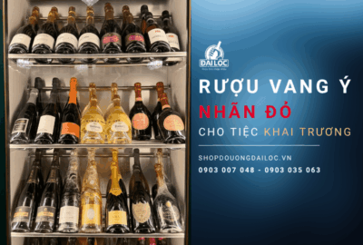 Giải mã ý nghĩa phong thủy và ngoại giao của các dòng rượu vang Ý nhãn đỏ trong tiệc khai trương.