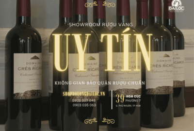 Ghé ngay shop rượu vang Phú Nhuận Đại Lộc. Showroom chính hãng sở hữu không gian bảo quản rượu chuẩn 2026