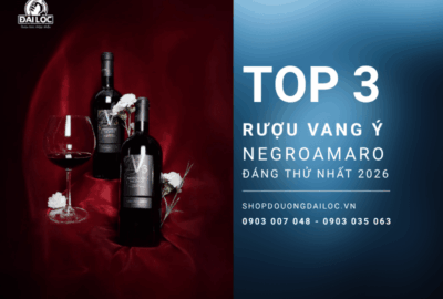Khám phá Top 3 chai rượu vang Ý Negroamaro đậm vị, nồng độ ấn tượng từ 13.5% đến 17% (IL Pumo, Conte Parelli, R8) chính hãng tại Shop Đại Lộc Phú Nhuận.
