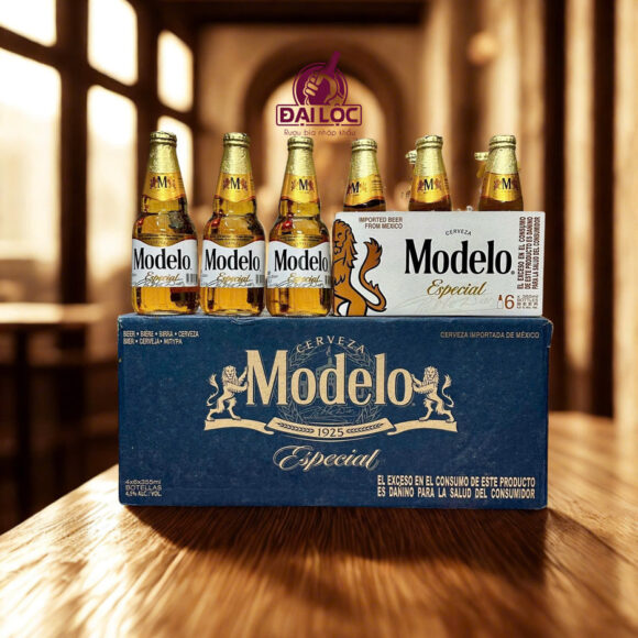 Bia Mexico Modelo Especial 4.5% – Thùng 24 chai 355ml