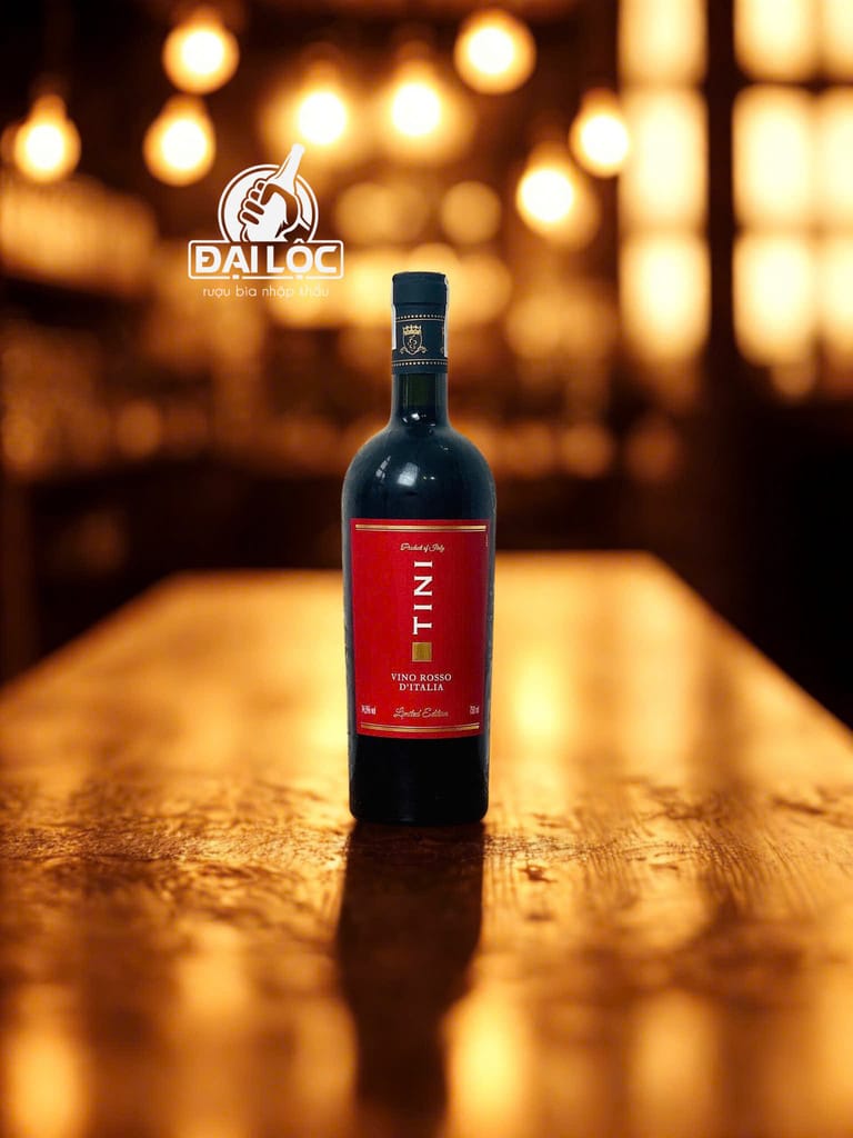 Rượu Vang Ý Tini Vino Rosso Limited Edition 14.5% - Chai 750ml