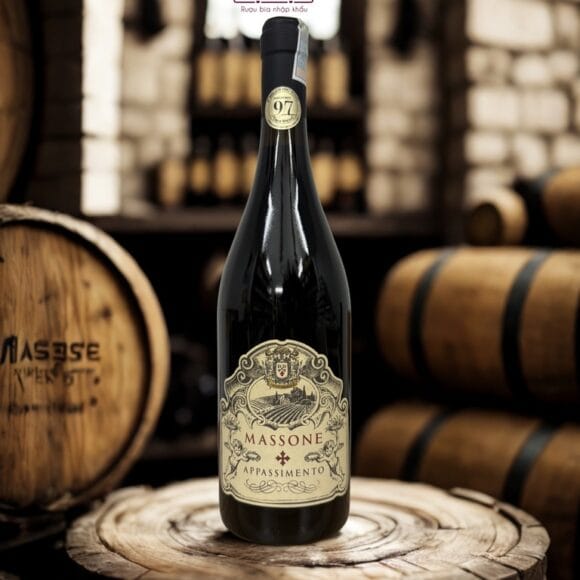 Rượu Vang Ý Massone Appassimento Puglia 2024 15% - Chai 750ml