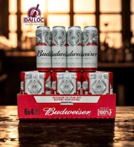 Bia Budweiser UK 4,5% nhập khẩu Anh Quốc – Thùng 24 lon 568ml (Pint)