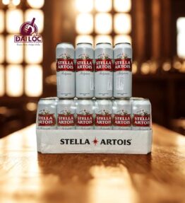 Bia Stella Artois 5% nhập khẩu Bỉ – Thùng 24 lon 568ml (Pint)