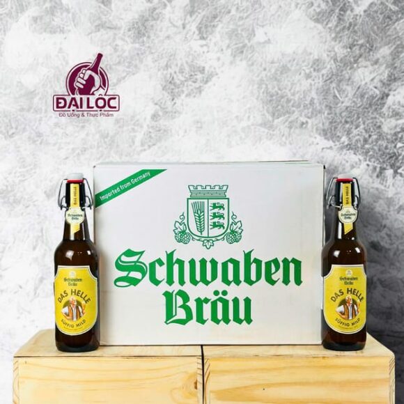 Bia Đức Schwaben Bräu Das Helle 5% – Thùng 20 Chai 500ml