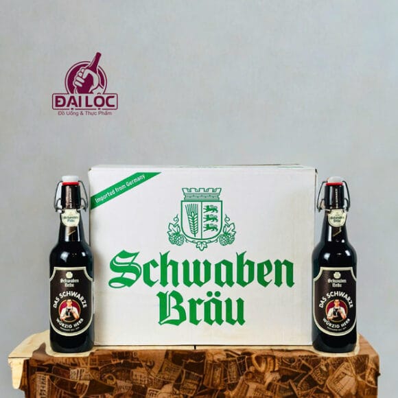 Bia Đức Schwaben Bräu Das Schwarze 4.9%