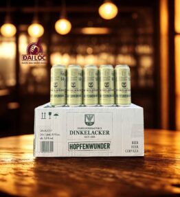 Bia Đức Dinkelacker Hopfenwunder 5% - Thùng 24 Lon 500ml