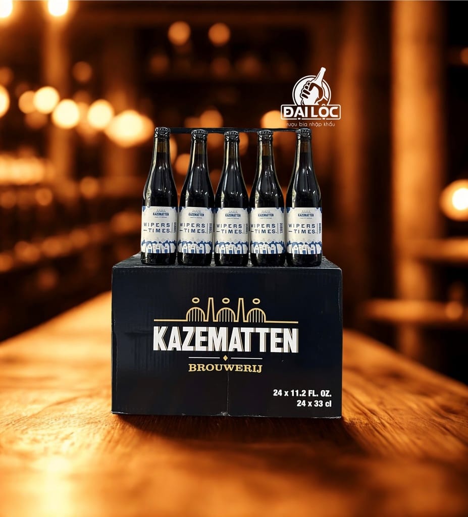 Bia Wipers Times Dubbel 6,5% Bỉ - Thùng 24 Chai 330ml