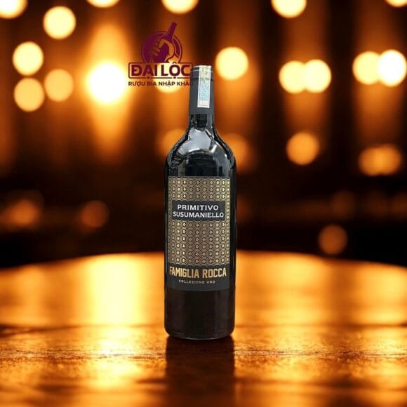 Rượu Vang Ý Famiglia Rocca Primitivo Susumaniello 14,5% 2022