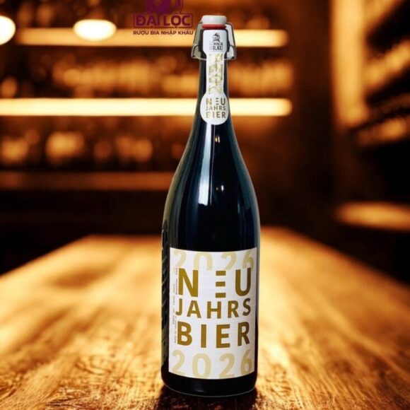 Bia Đức 3 Lít Neujahrsbier Chai Nắp Bật 5,2% - Chai 3 Lít