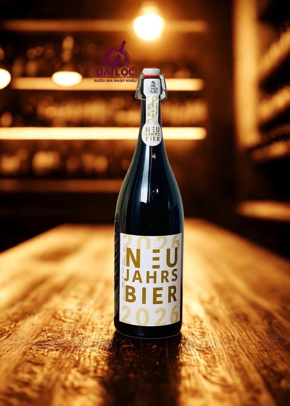 Bia Đức 3 Lít Neujahrsbier Chai Nắp Bật 5,2% - Chai 3 Lít
